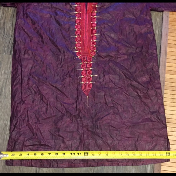 Purple African Shirt - Picture 8 of 10